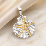 Charm Concha y estrella de Mar