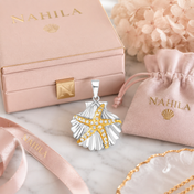 Charm Concha y estrella de Mar