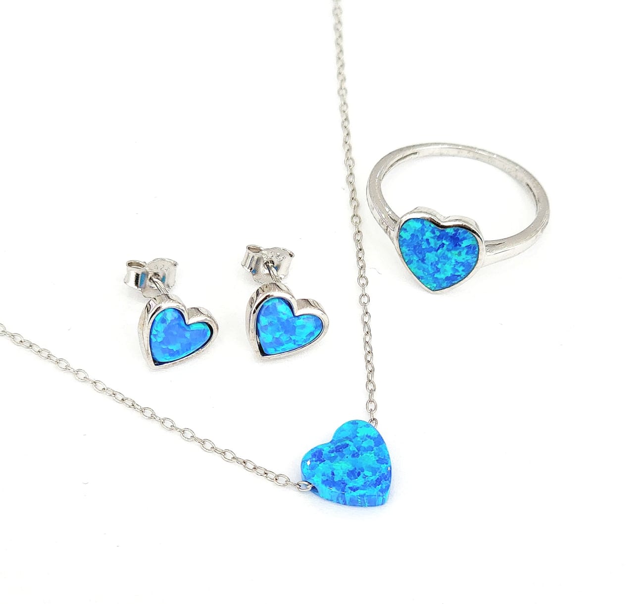 Heart Opalo Azul